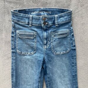 American Eagle 70s High Rise Jeans size 0